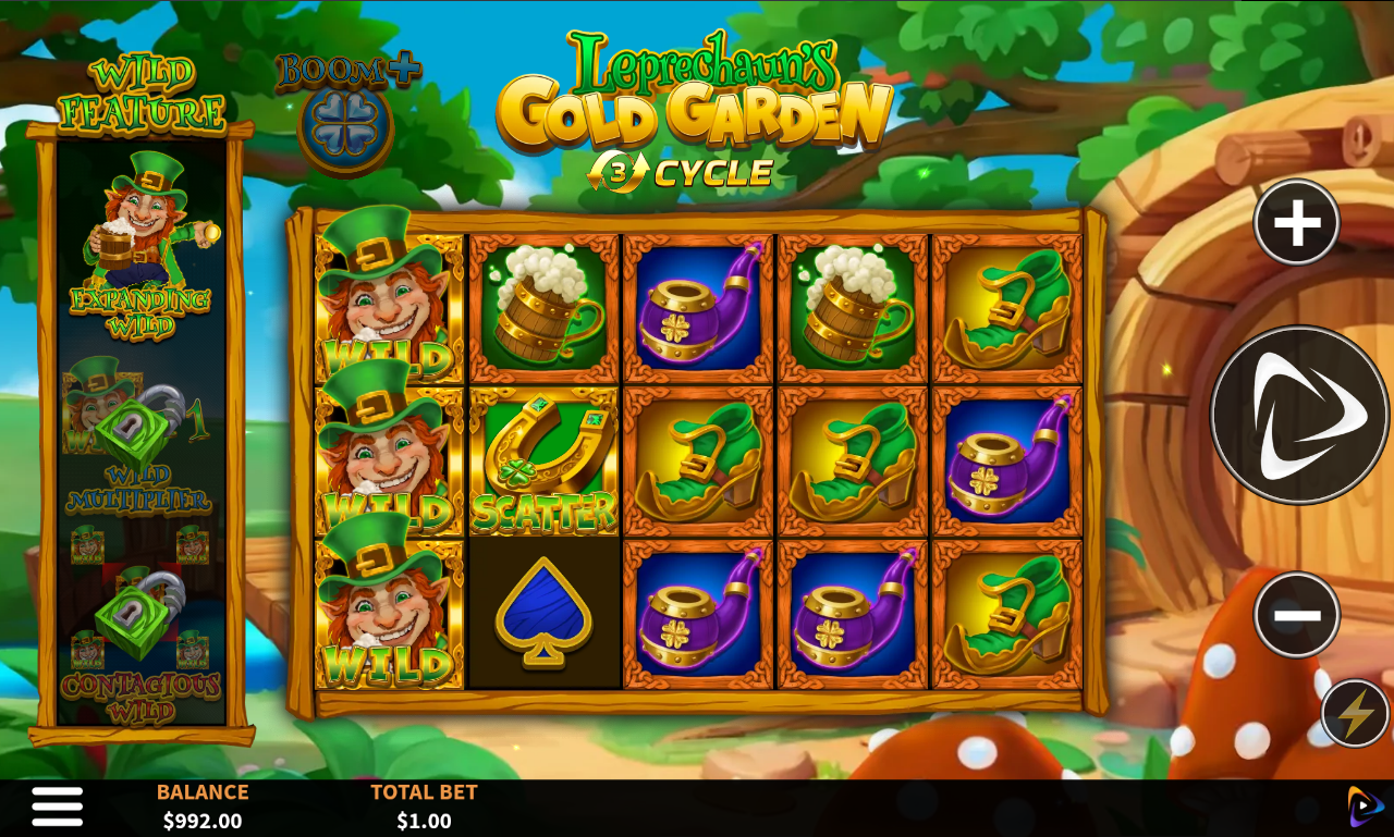 Leprechaun's Gold Garden gameplay
