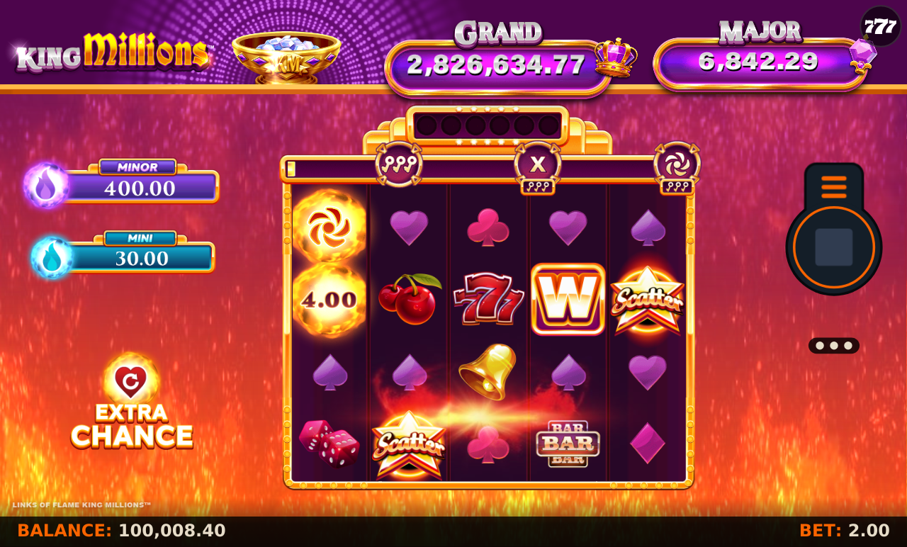 Links of Flame King Millions gameplay
