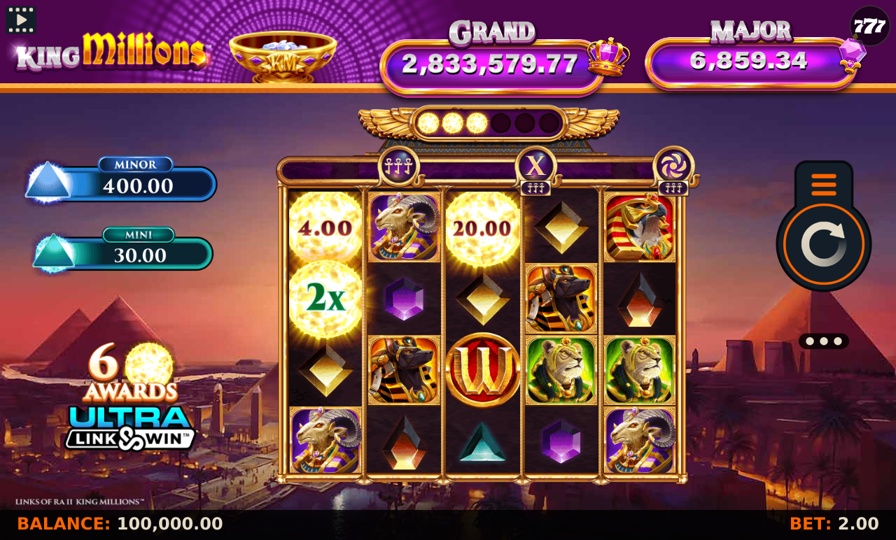 Links of Ra II King Millions base game