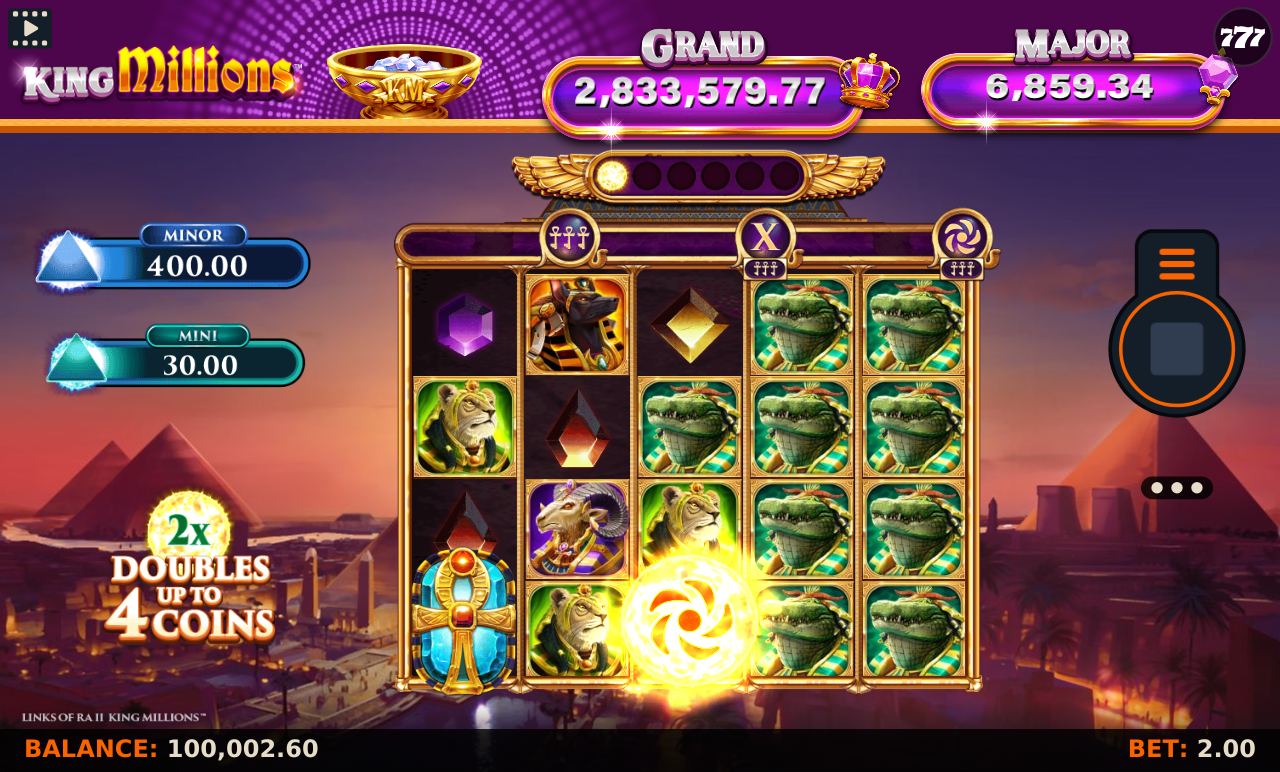 Links of Ra II King Millions ULTRA Link&Win gameplay
