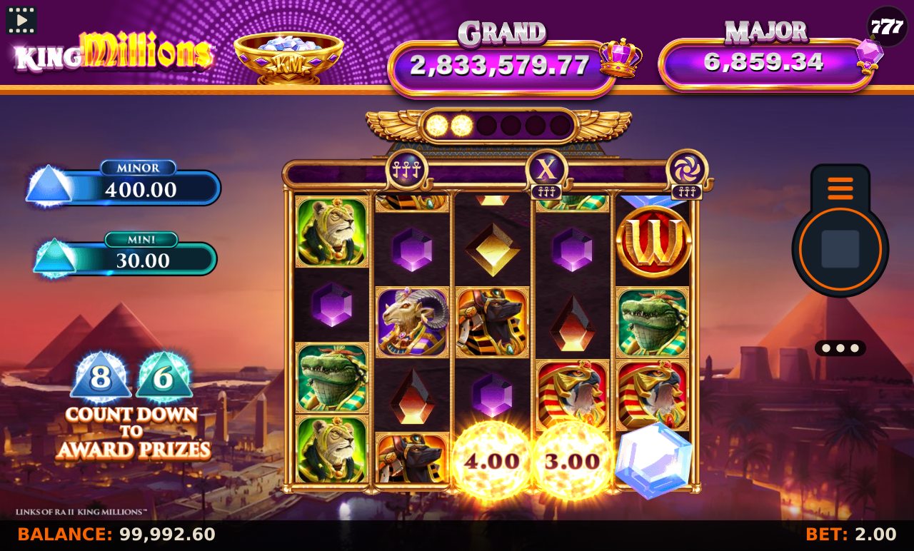 Links of Ra II King Millions gameplay