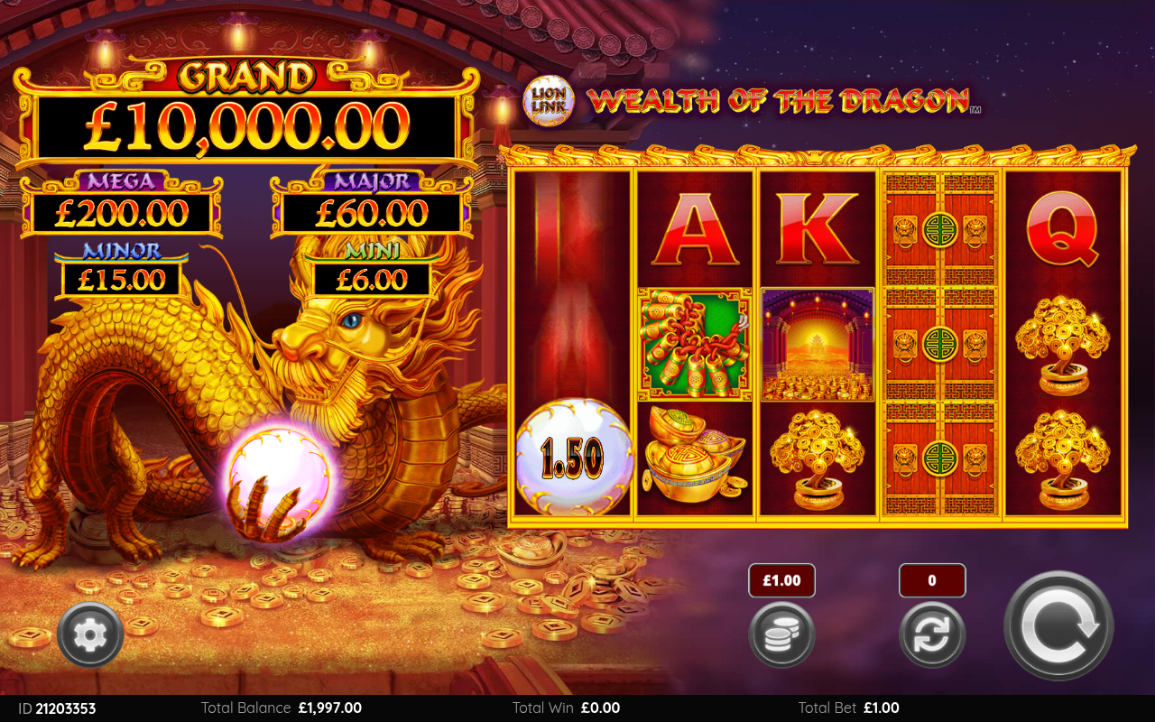 Lion Link Wealth of the Dragon gameplay