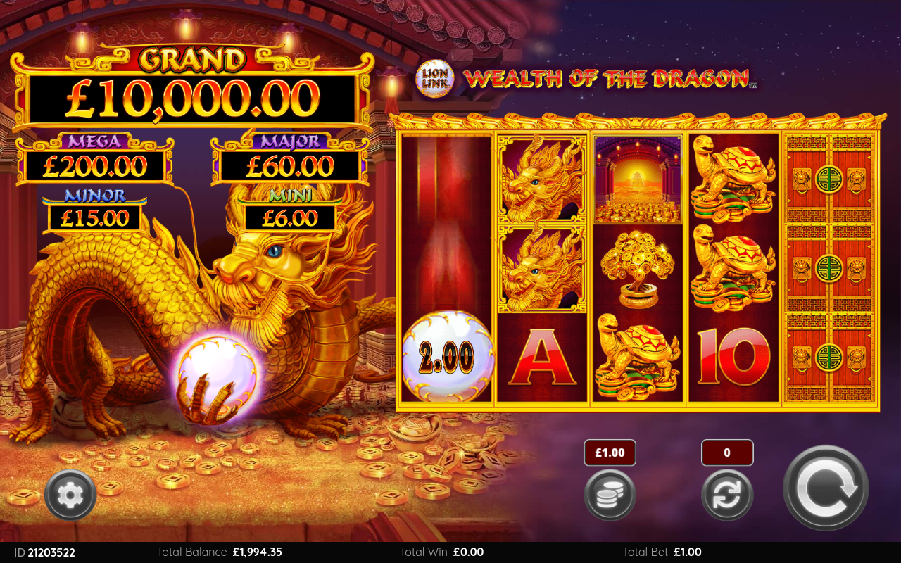 Lion Link Wealth of the Dragon gameplay