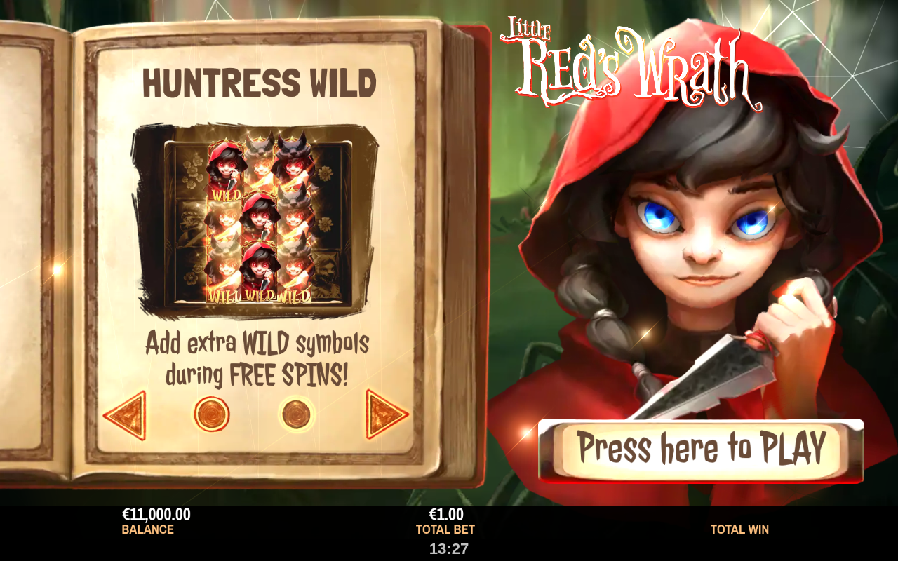 Little Red's Wrath information screen