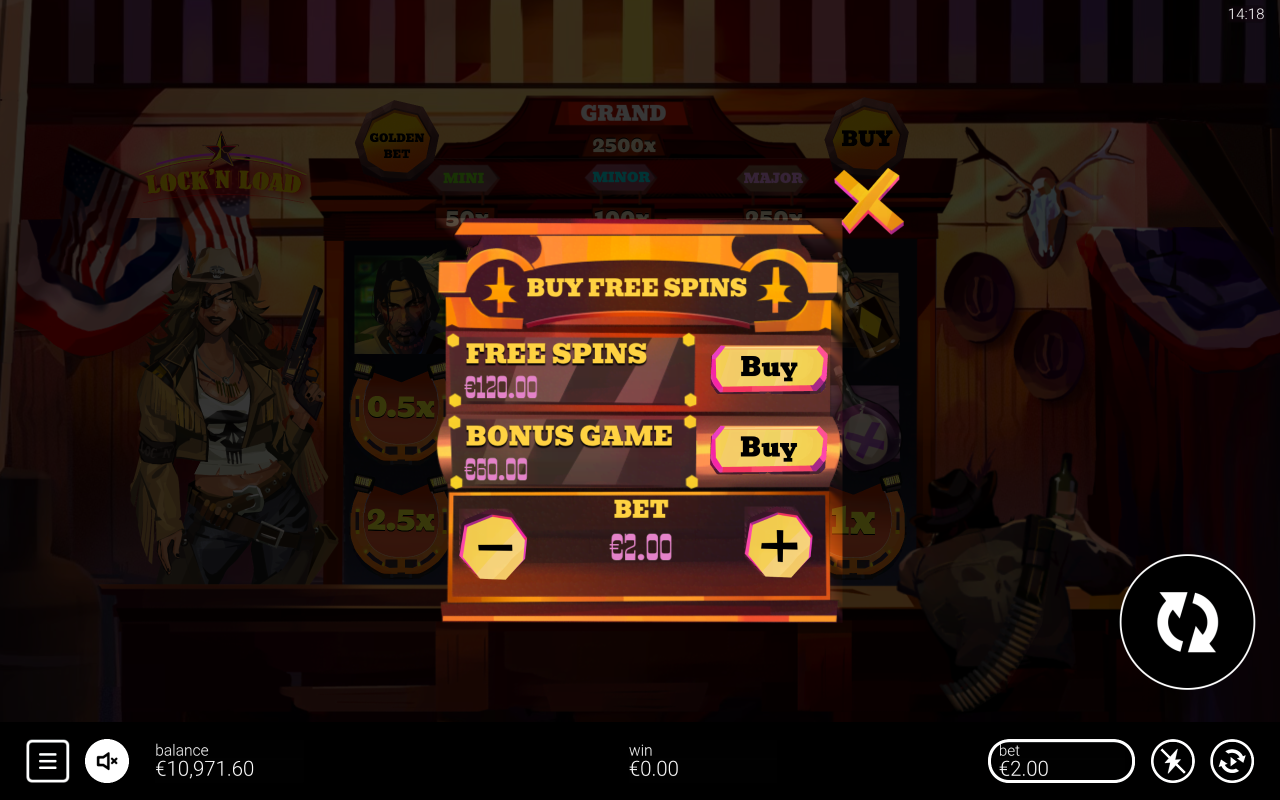 Lock ‘n Load bonus buy