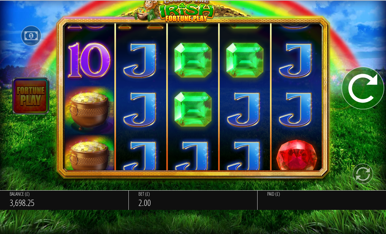 Luck O' The Irish Fortune Play gameplay