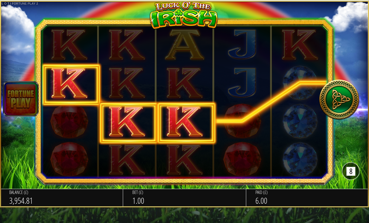 Luck O The Irish Fortune Spins 2 gameplay