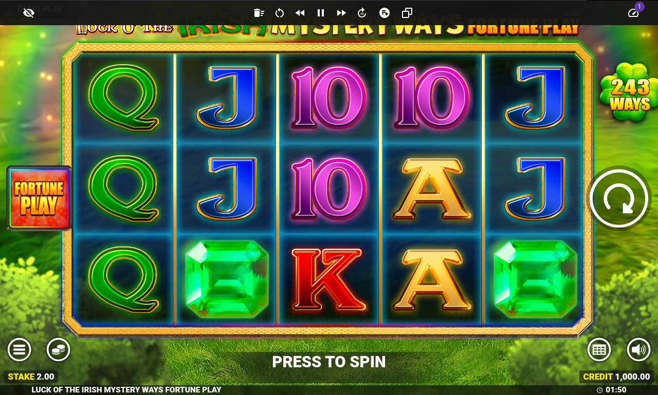 Luck O The Irish Mystery Ways base game