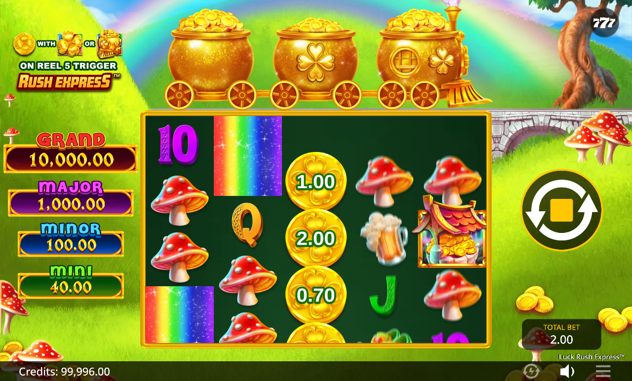Luck Rush Express gameplay