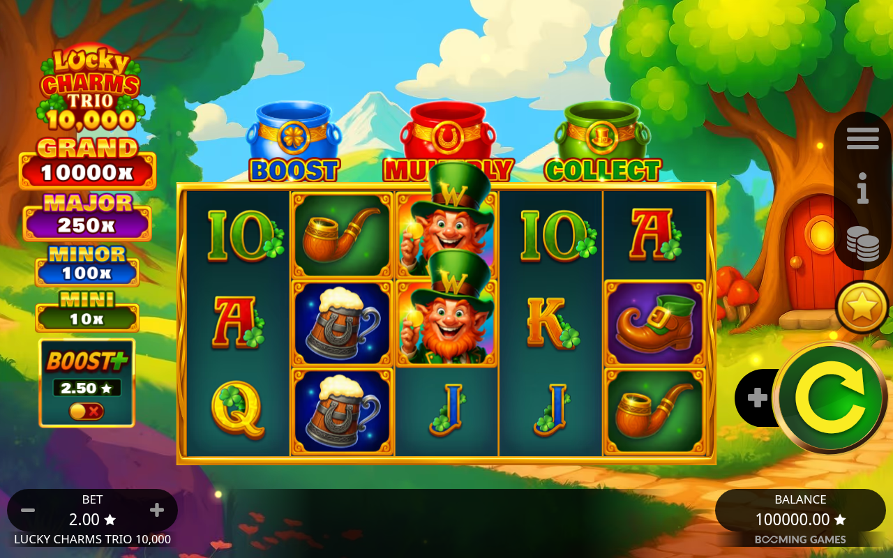 Lucky Charms Trio 10,000 base game