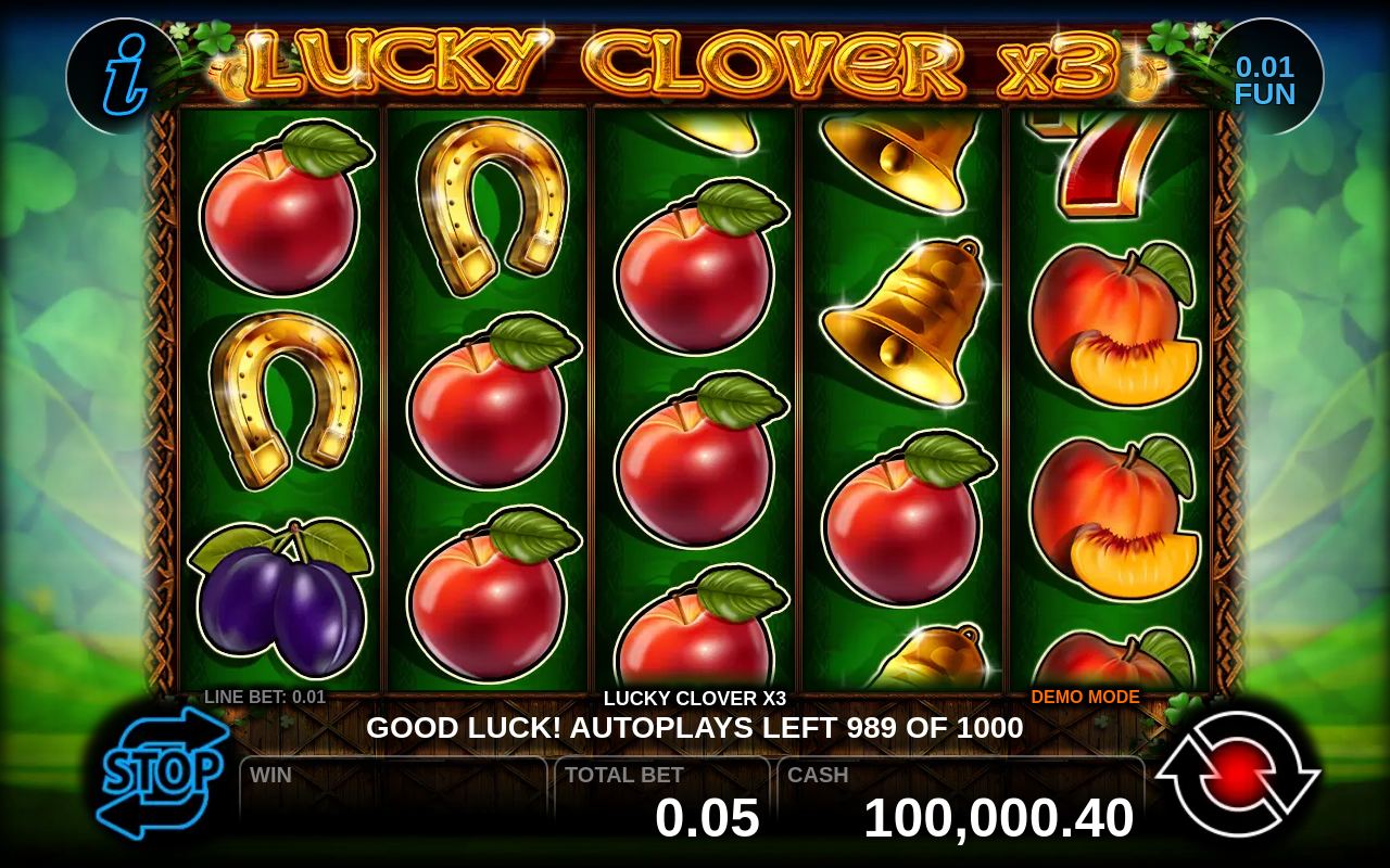 Lucky Clover x3 gameplay