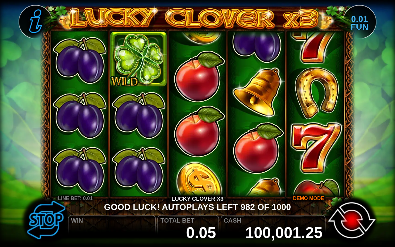 Lucky Clover x3 gameplay