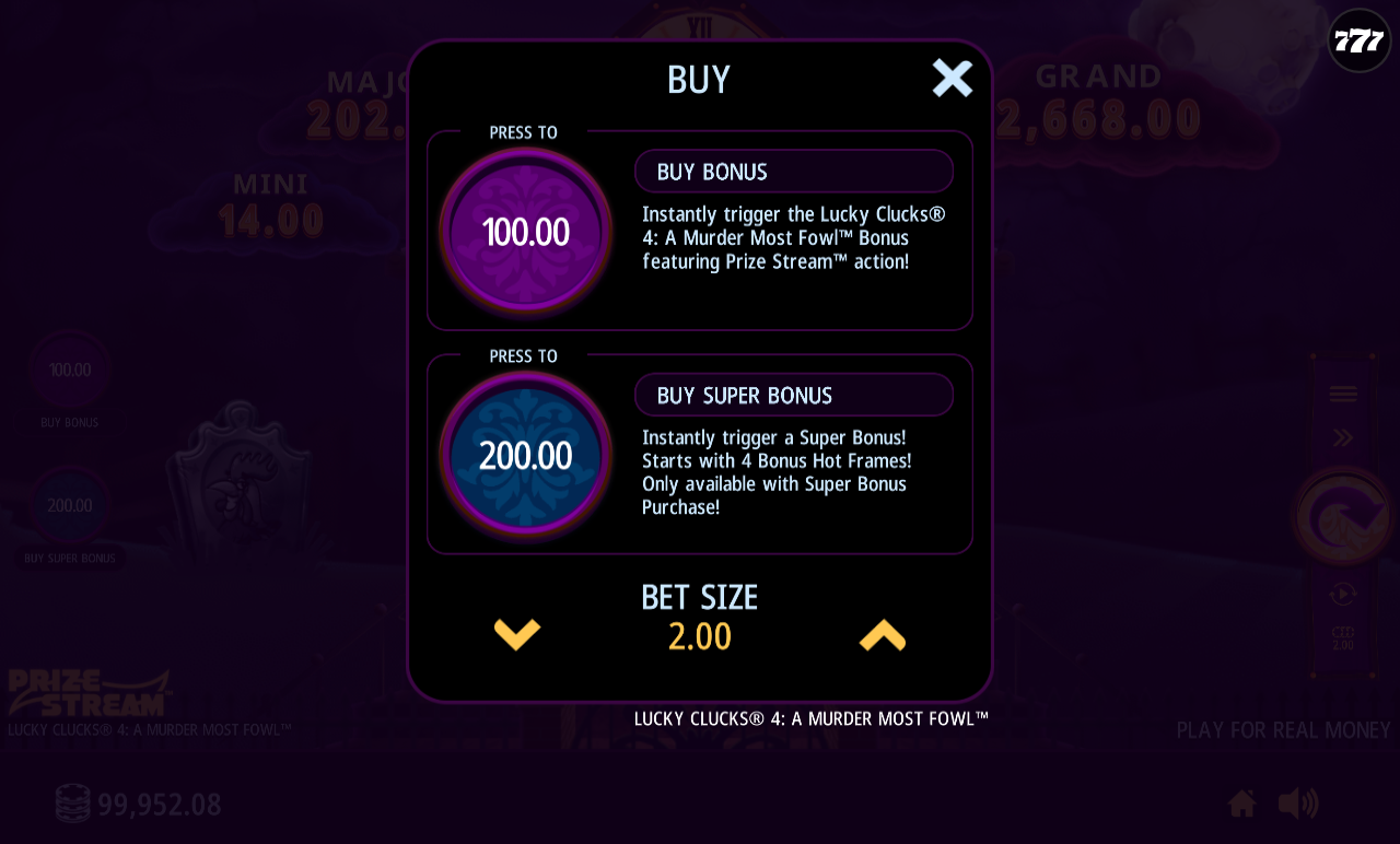Lucky Clucks 4: A Murder Most Fowl bonus buy