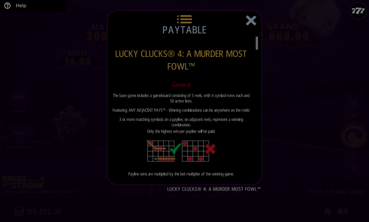 Lucky Clucks 4: A Murder Most Fowl information screen