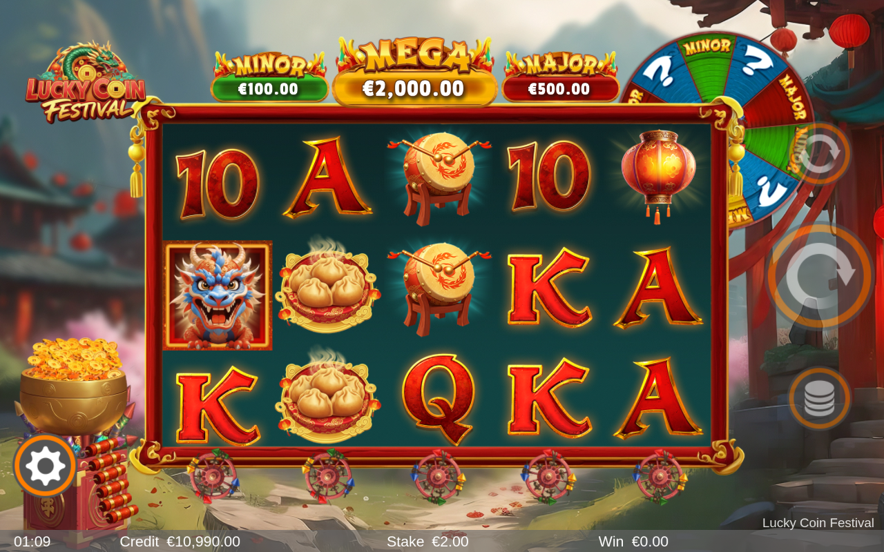 Lucky Coin Festival gameplay