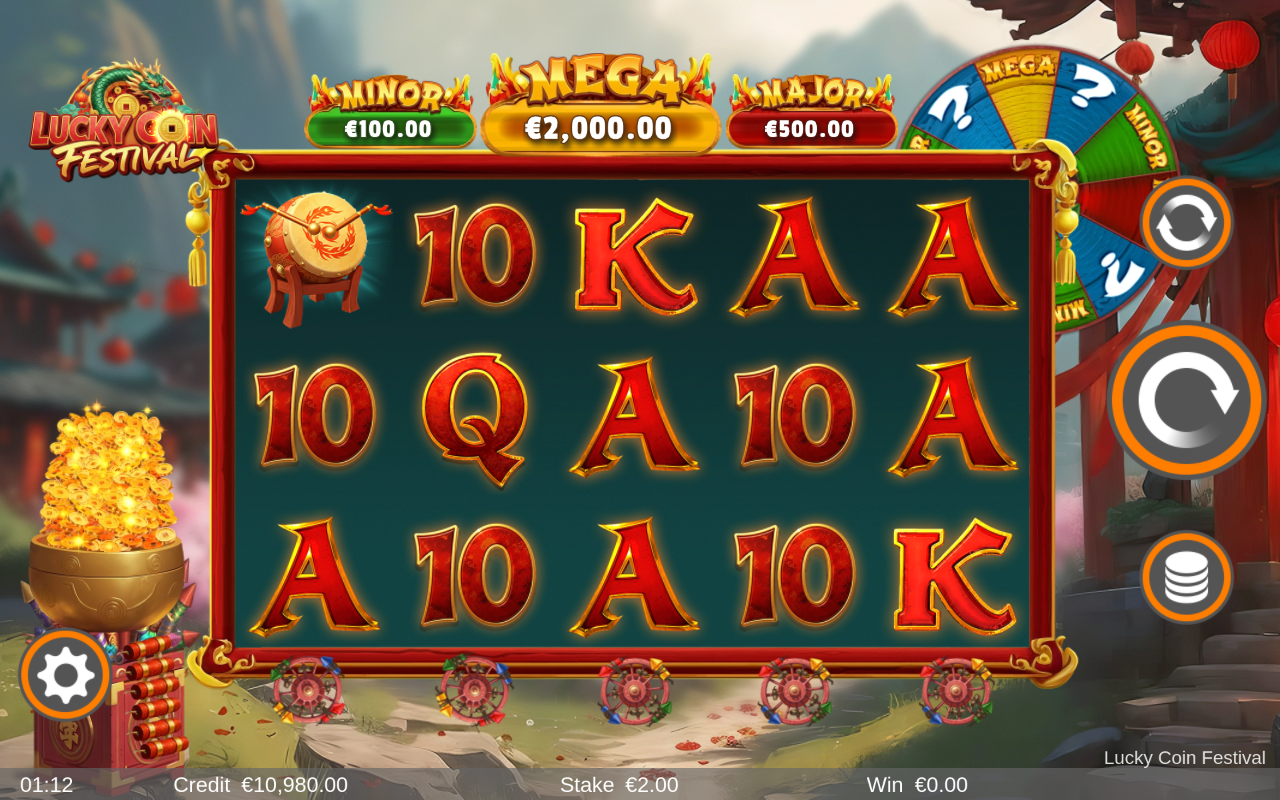 Lucky Coin Festival gameplay