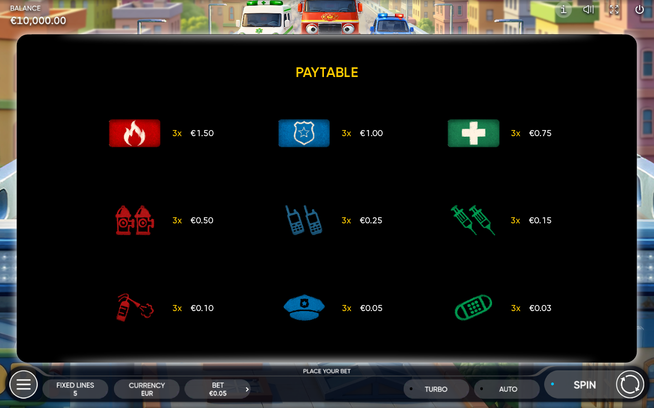 Lucky Stamps information screen