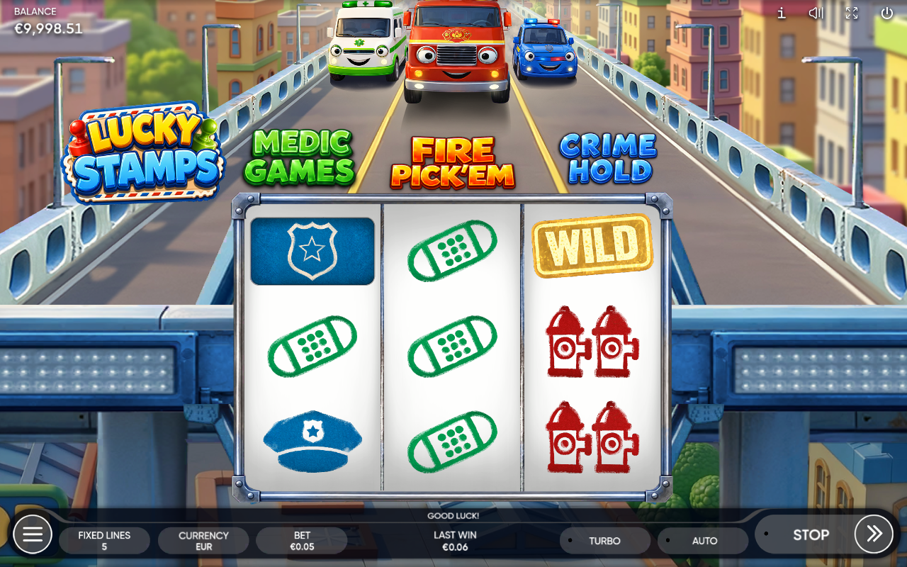 Lucky Stamps gameplay