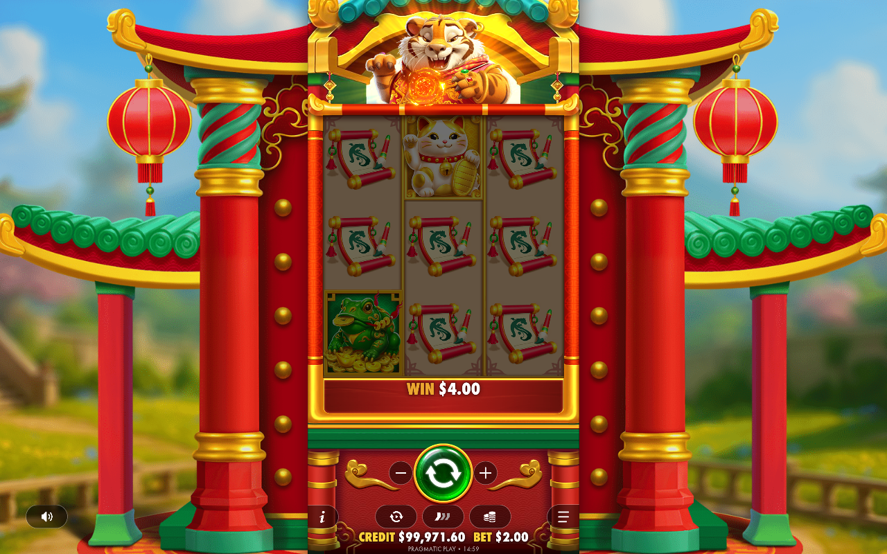 Lucky Tiger Gold gameplay