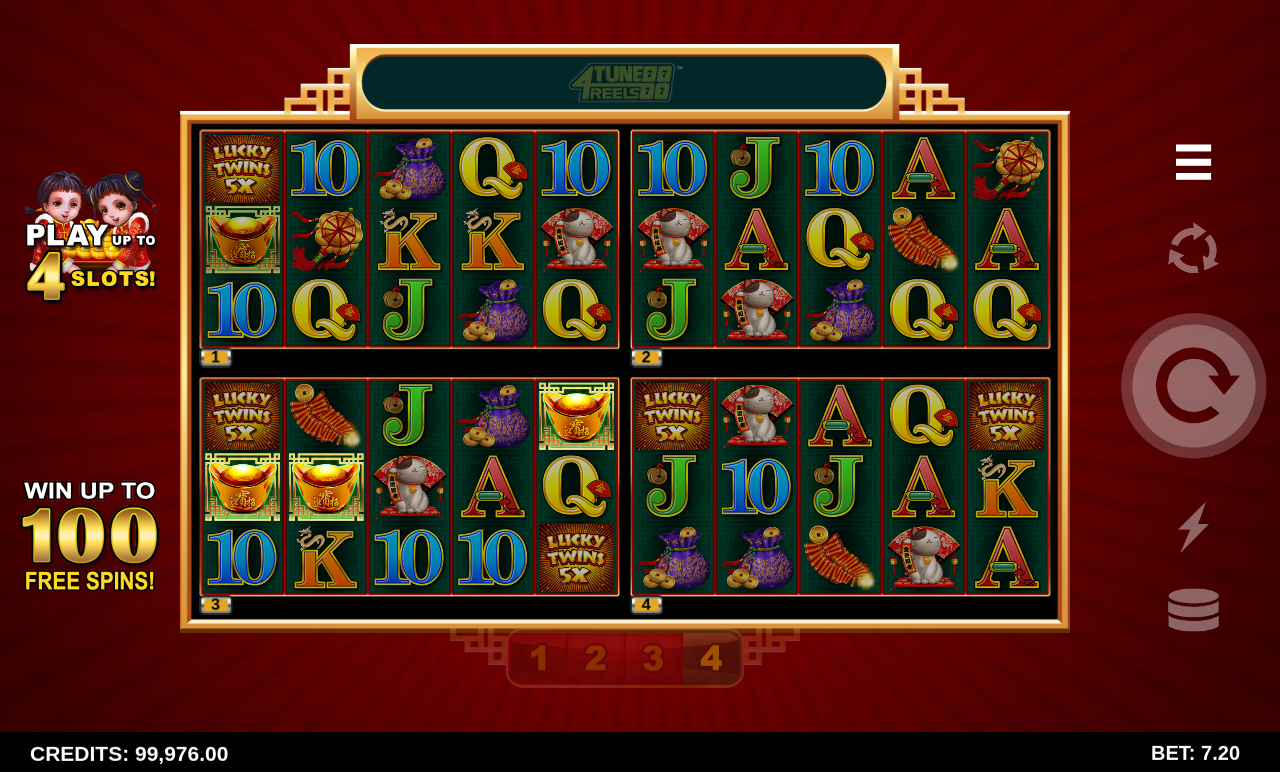 Lucky Twins 5X 4Tune Reels gameplay