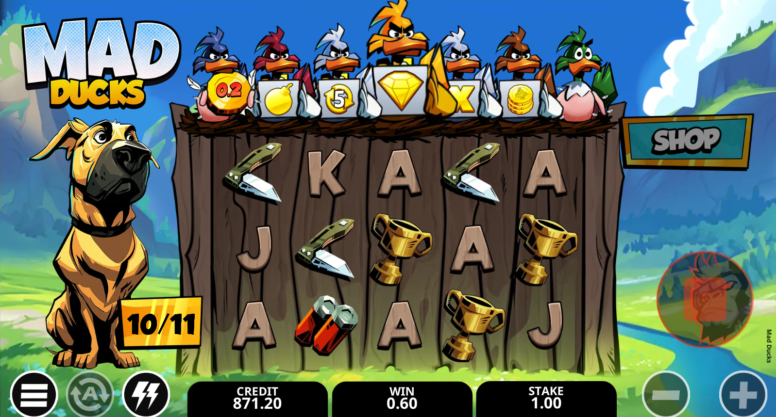 Mad Ducks standard free spins