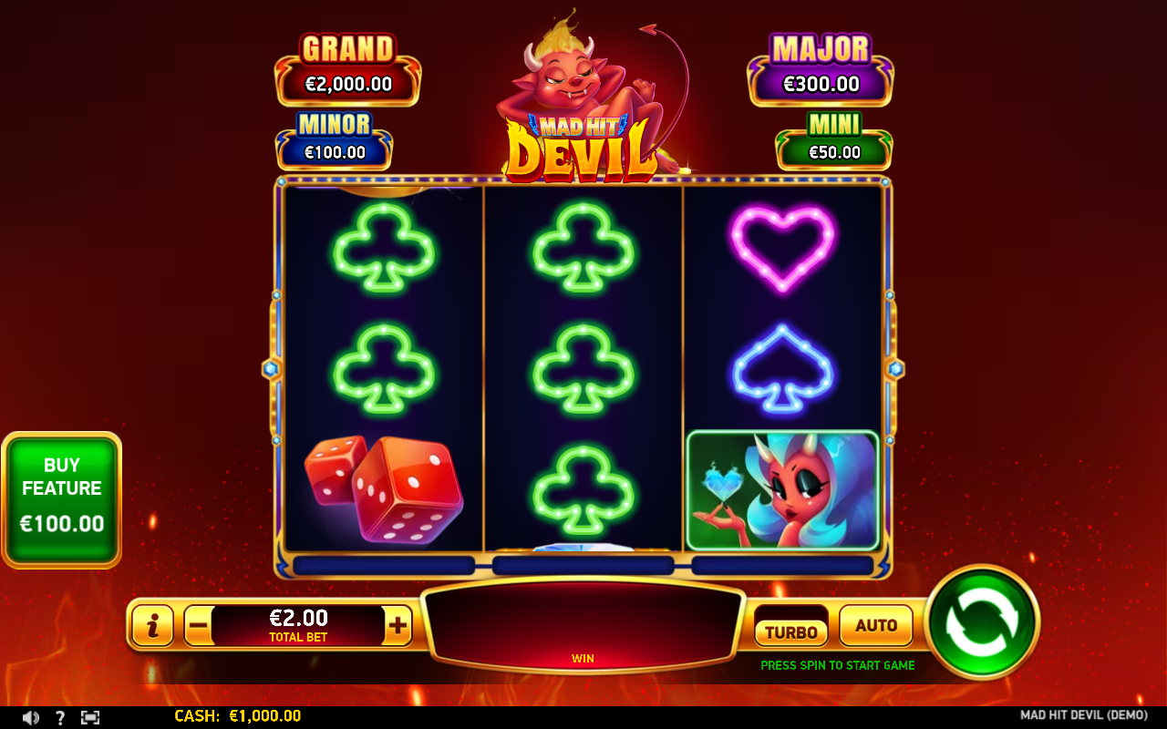 Mad Hit Devil base game