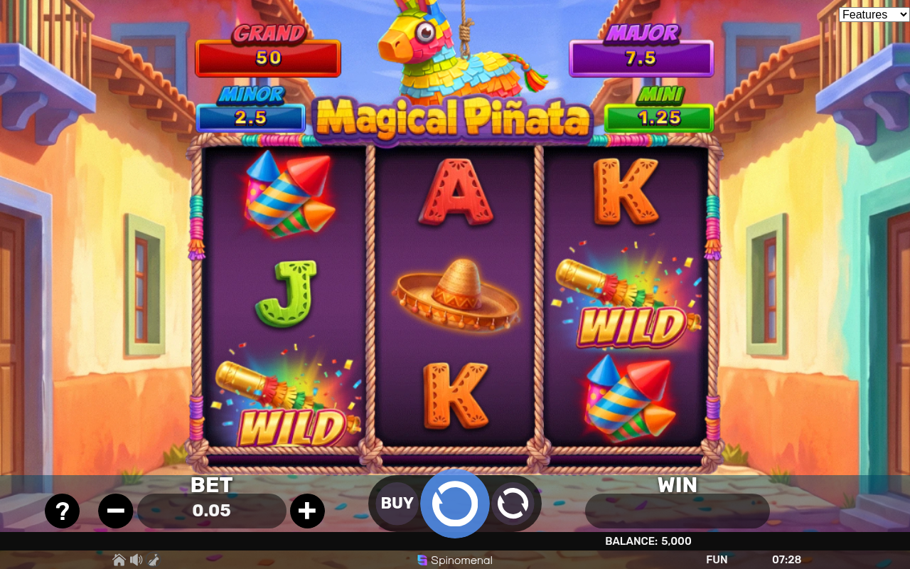 Magical Pinata - Hold & Hit 3x3 base game