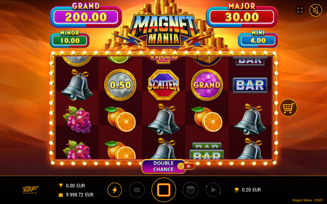 Magnet Mania gameplay during the feature
