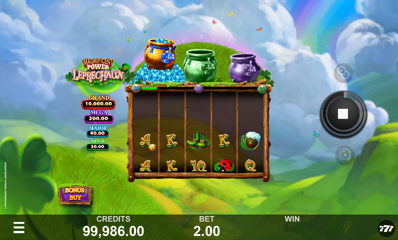 Magnificent Power Leprechaun gameplay