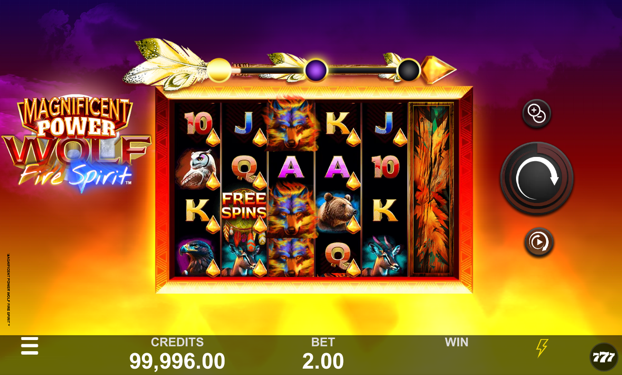 Magnificent Power Wolf Fire Spirit gameplay
