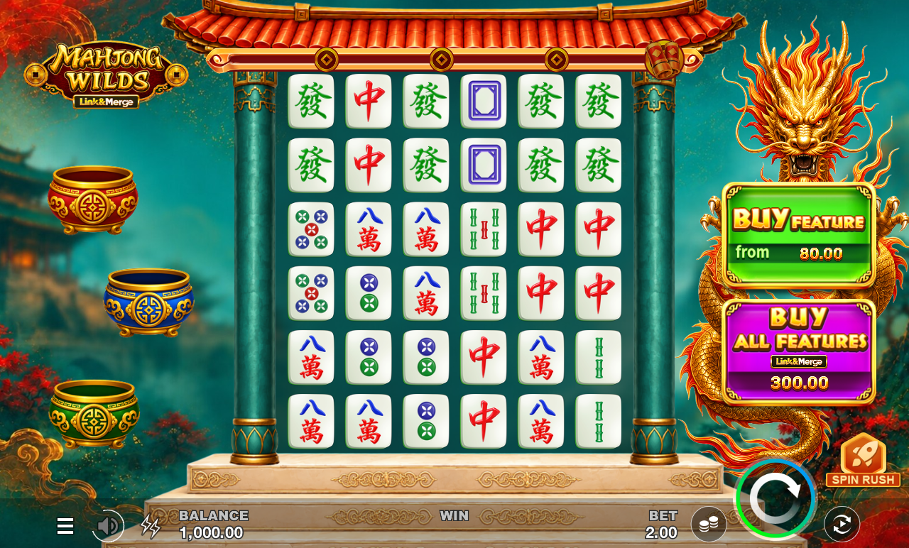 Mahjong Wilds Link&Merge base game