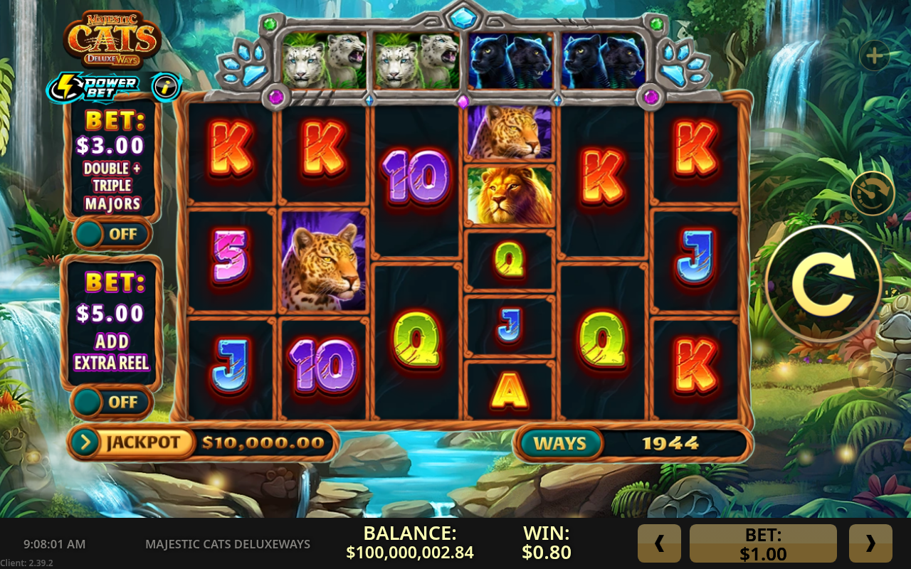 Majestic Cats DeluxeWays gameplay