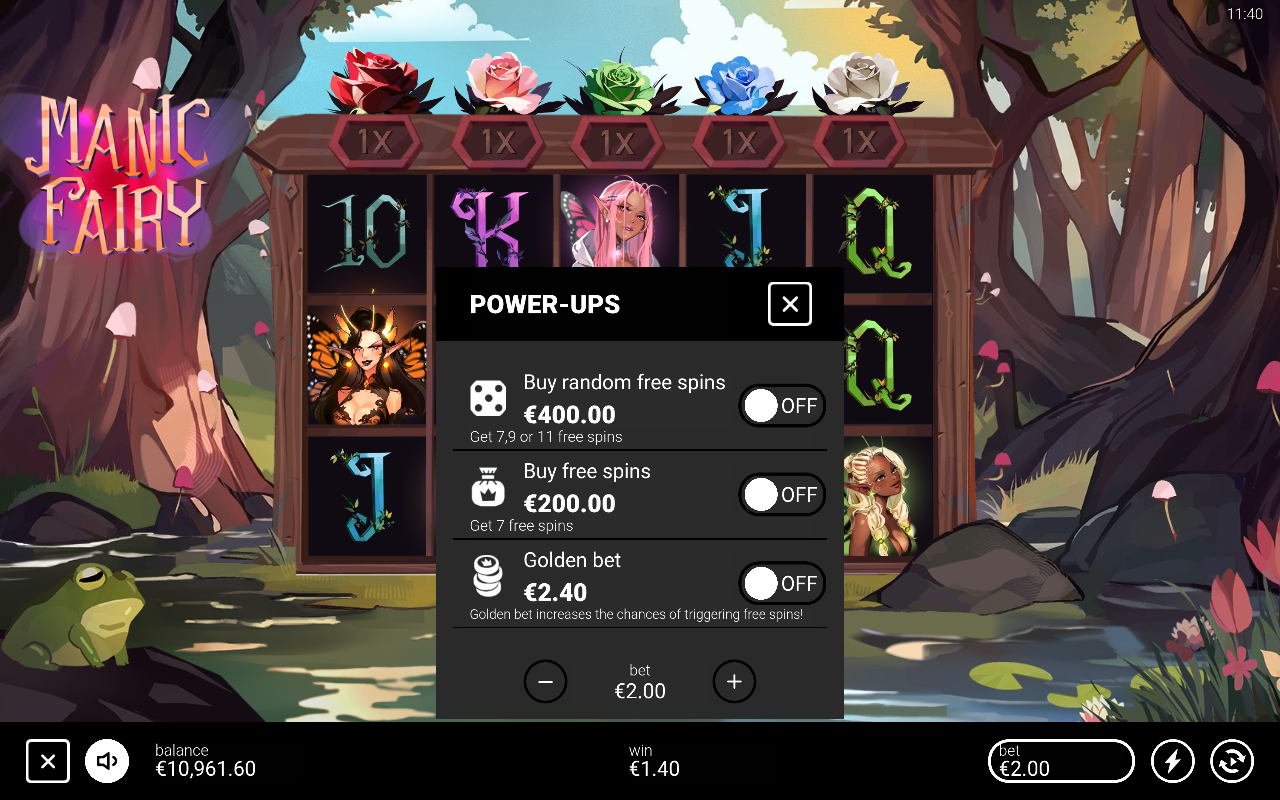 Manic Fairy bonus buy