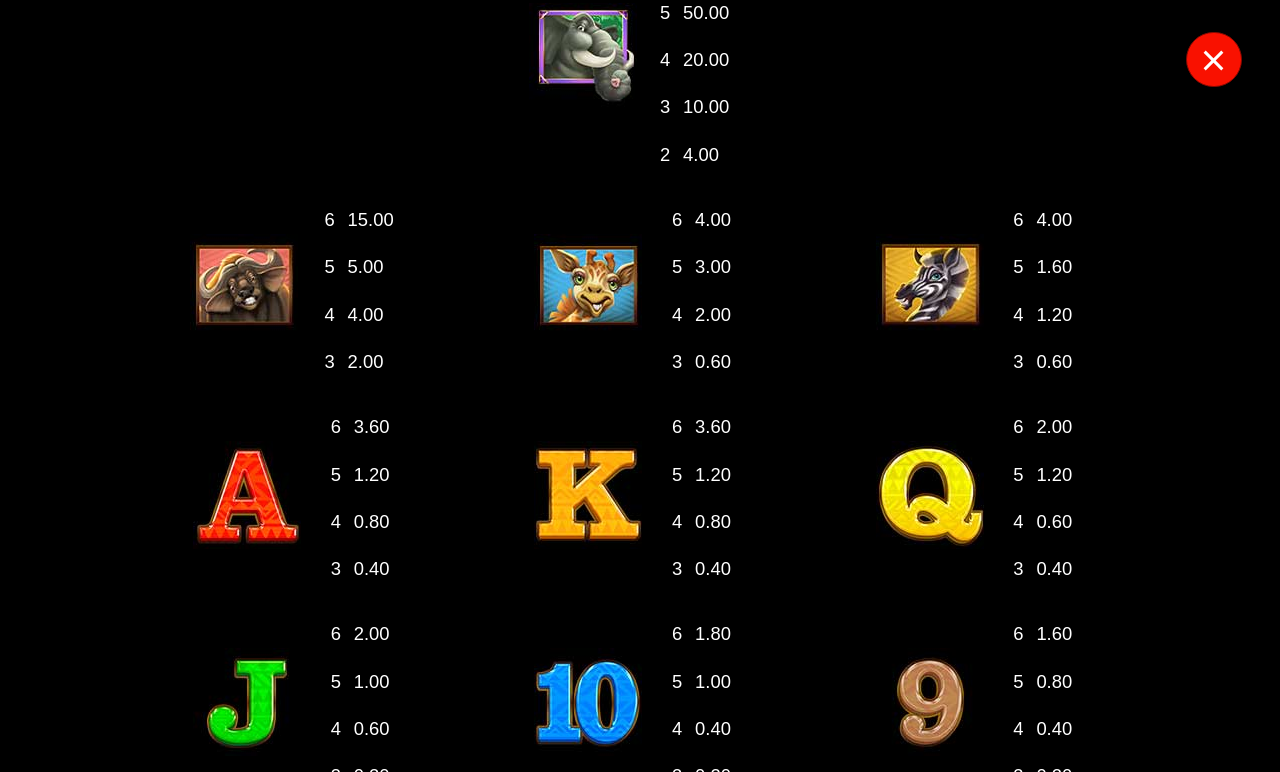 Mega Moolah Megaways information screen