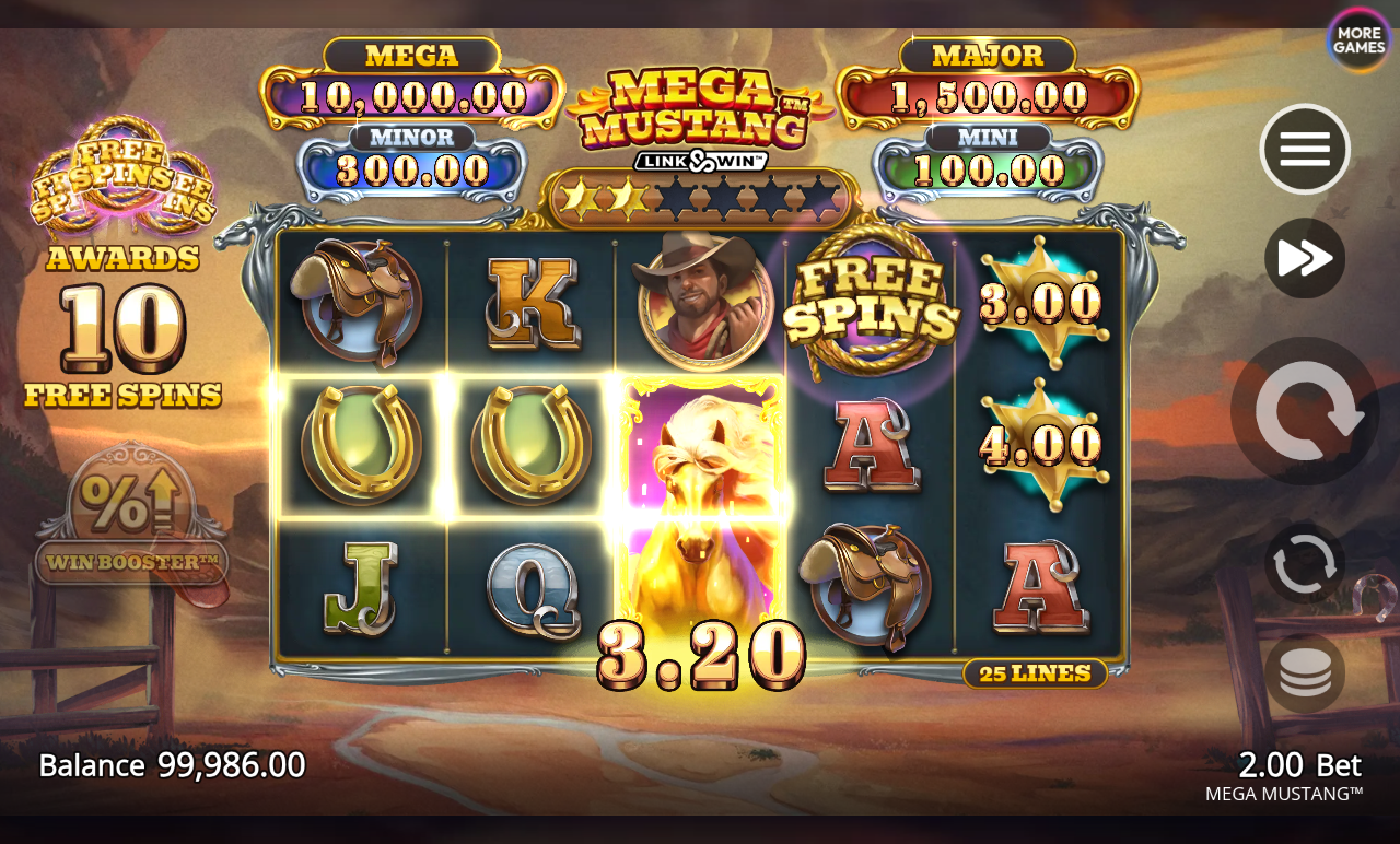 Mega Mustang gameplay