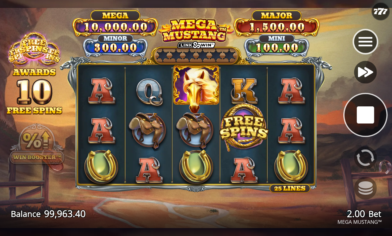 Mega Mustang gameplay