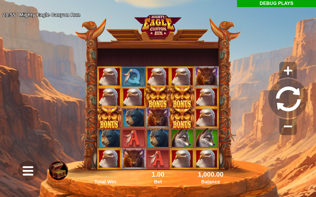 Mighty Eagle Canyon Run base game