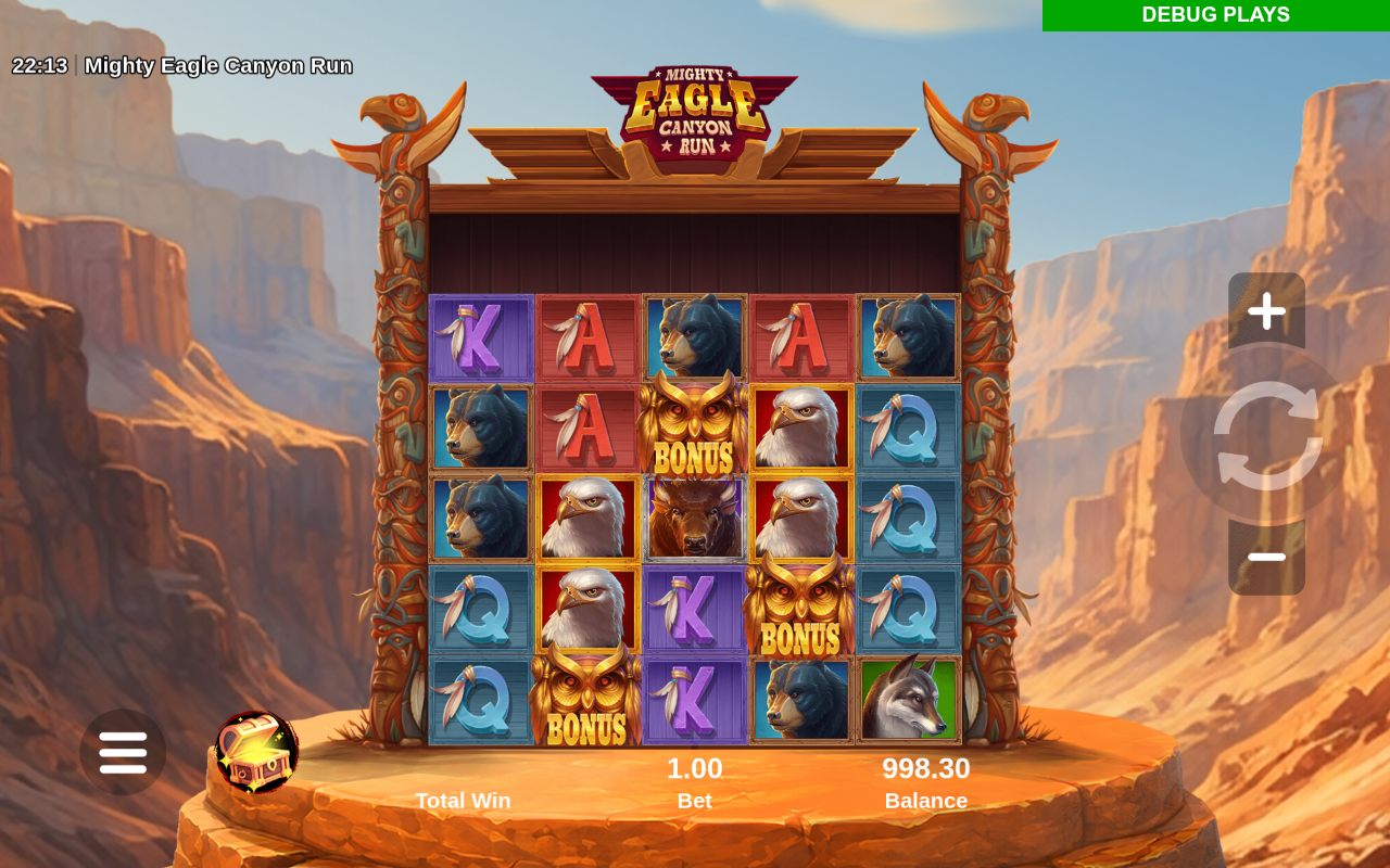 Mighty Eagle Canyon Run gameplay