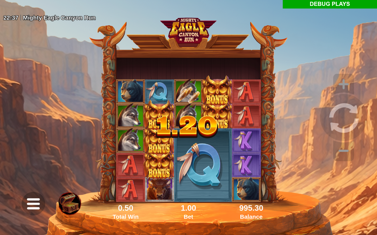 Mighty Eagle Canyon Run gameplay