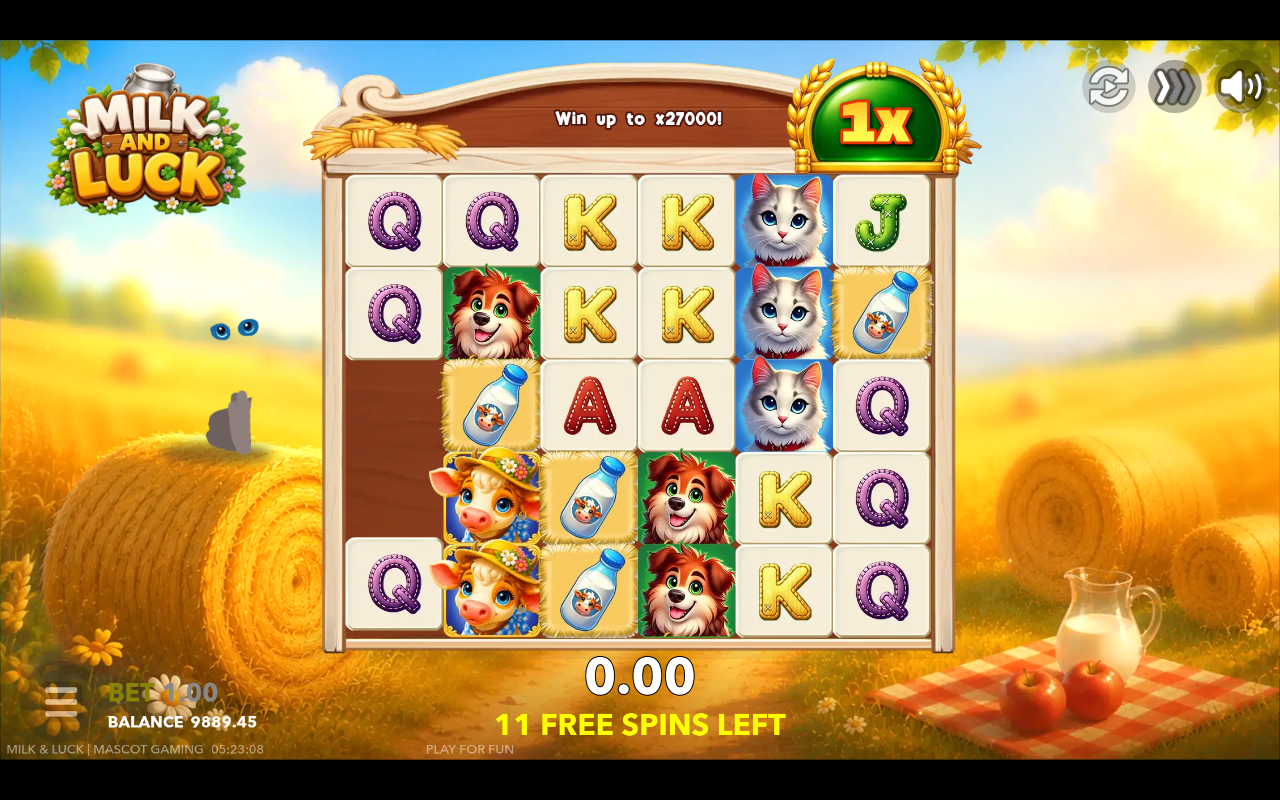 Milk and Luck bonus round