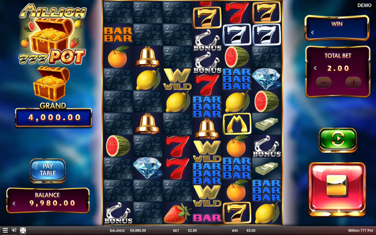 Million 777 Pot gameplay