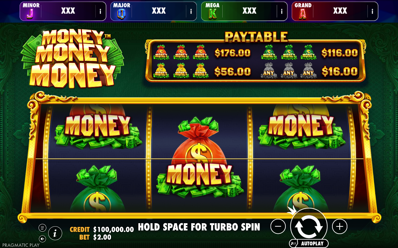 Money Money Money - Brasil Jackpot base game