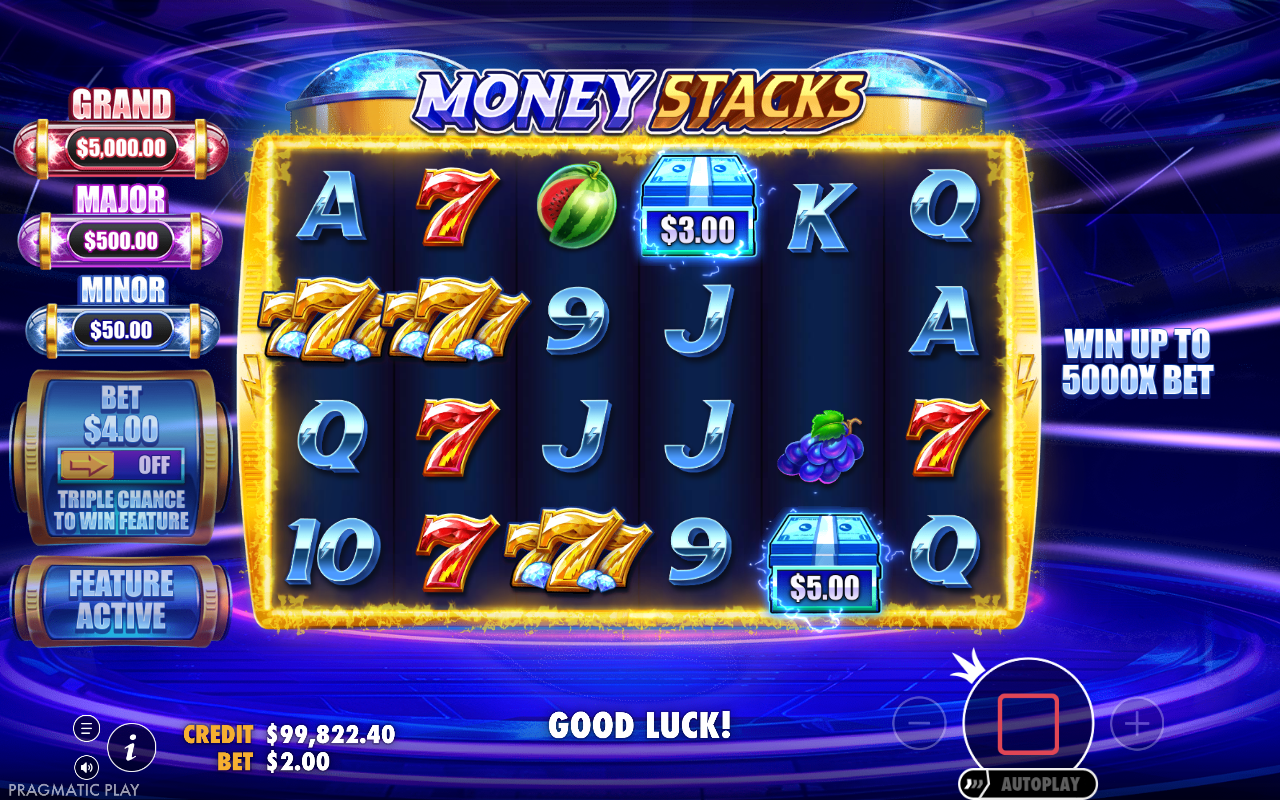Money Stacks bonus round