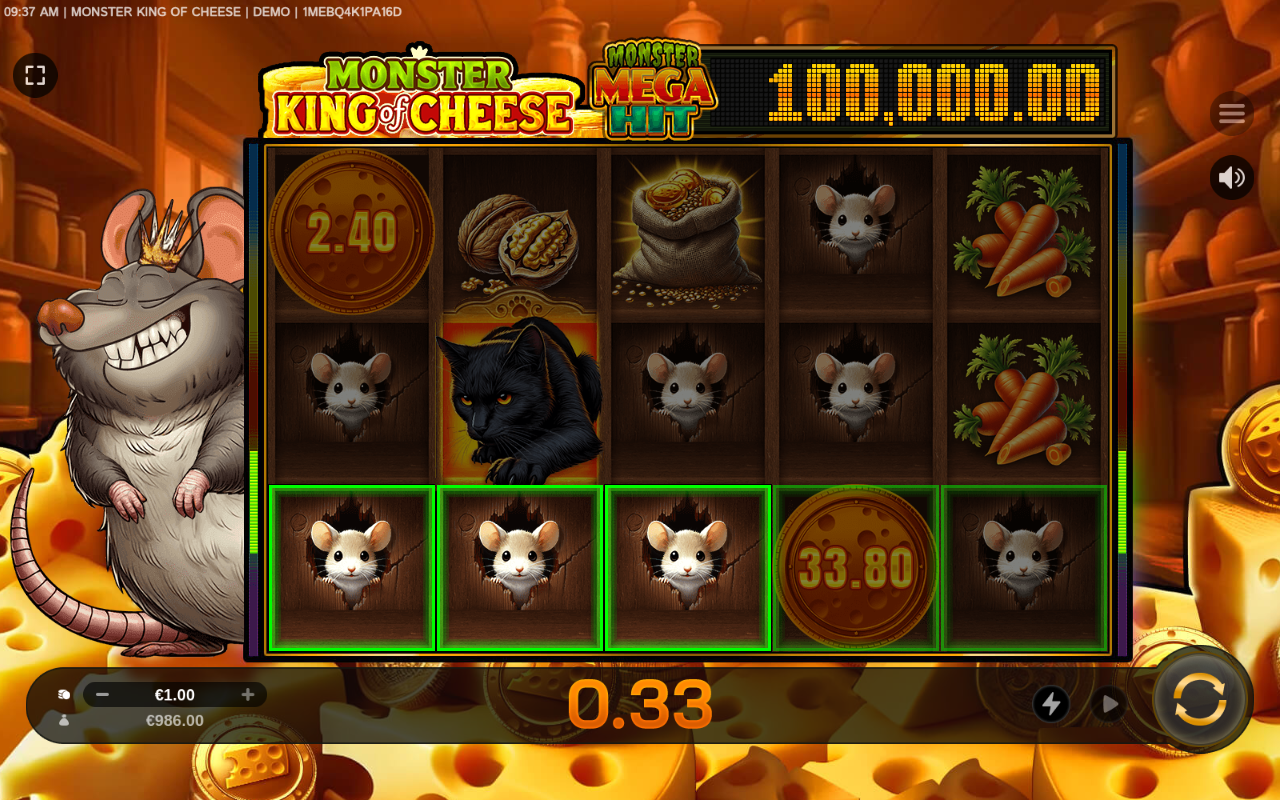 Monster King of Cheese gameplay