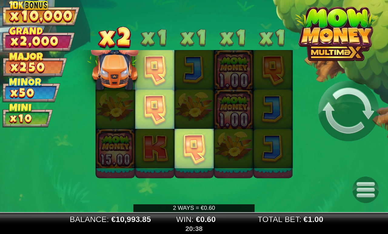 Mow Money MultiMax gameplay