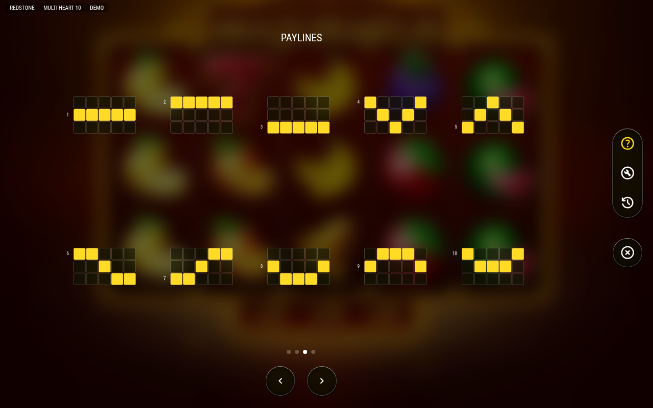 Multi Heart 10 information screen