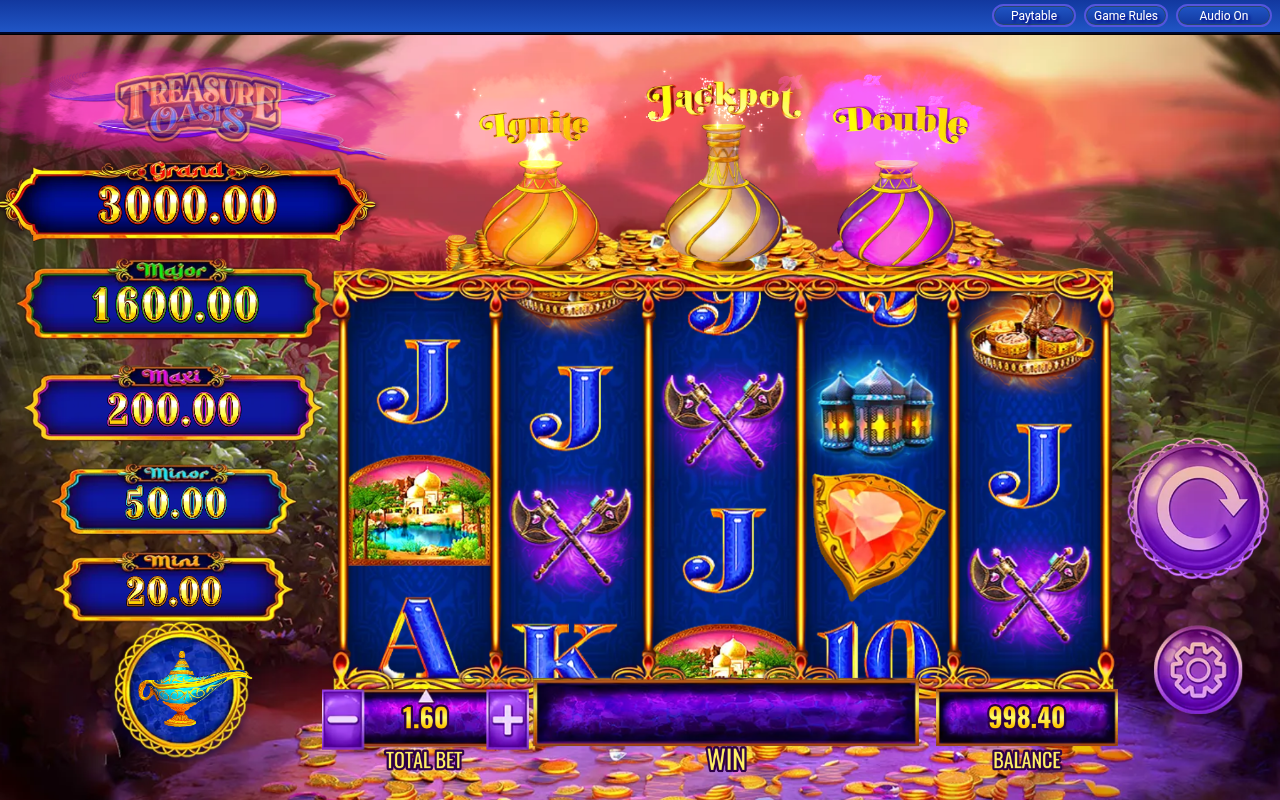 Mystery of the Lamp Treasure Oasis gameplay