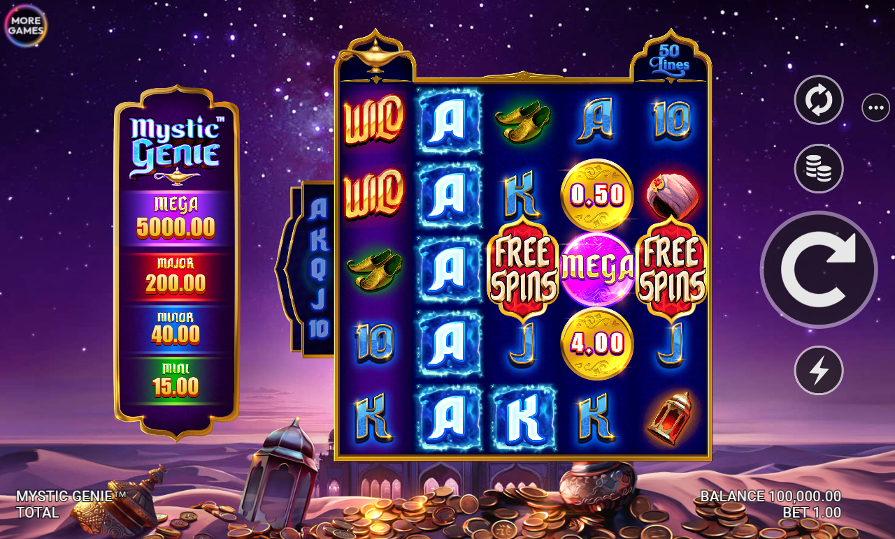 Mystic Genie base game