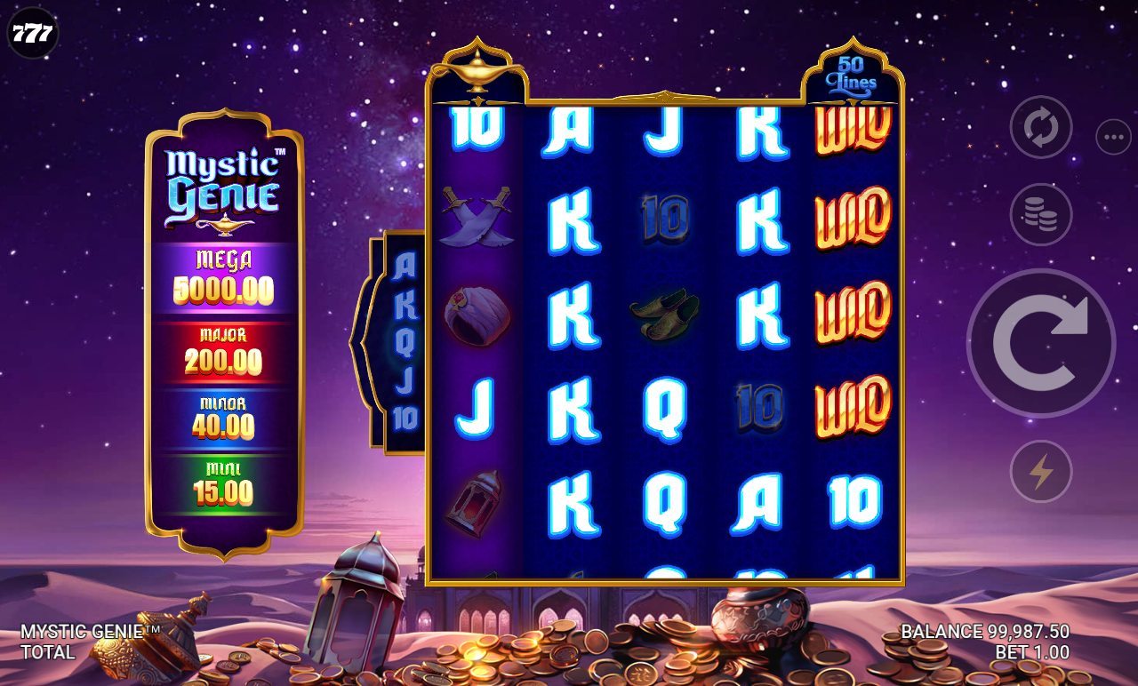 Mystic Genie gameplay
