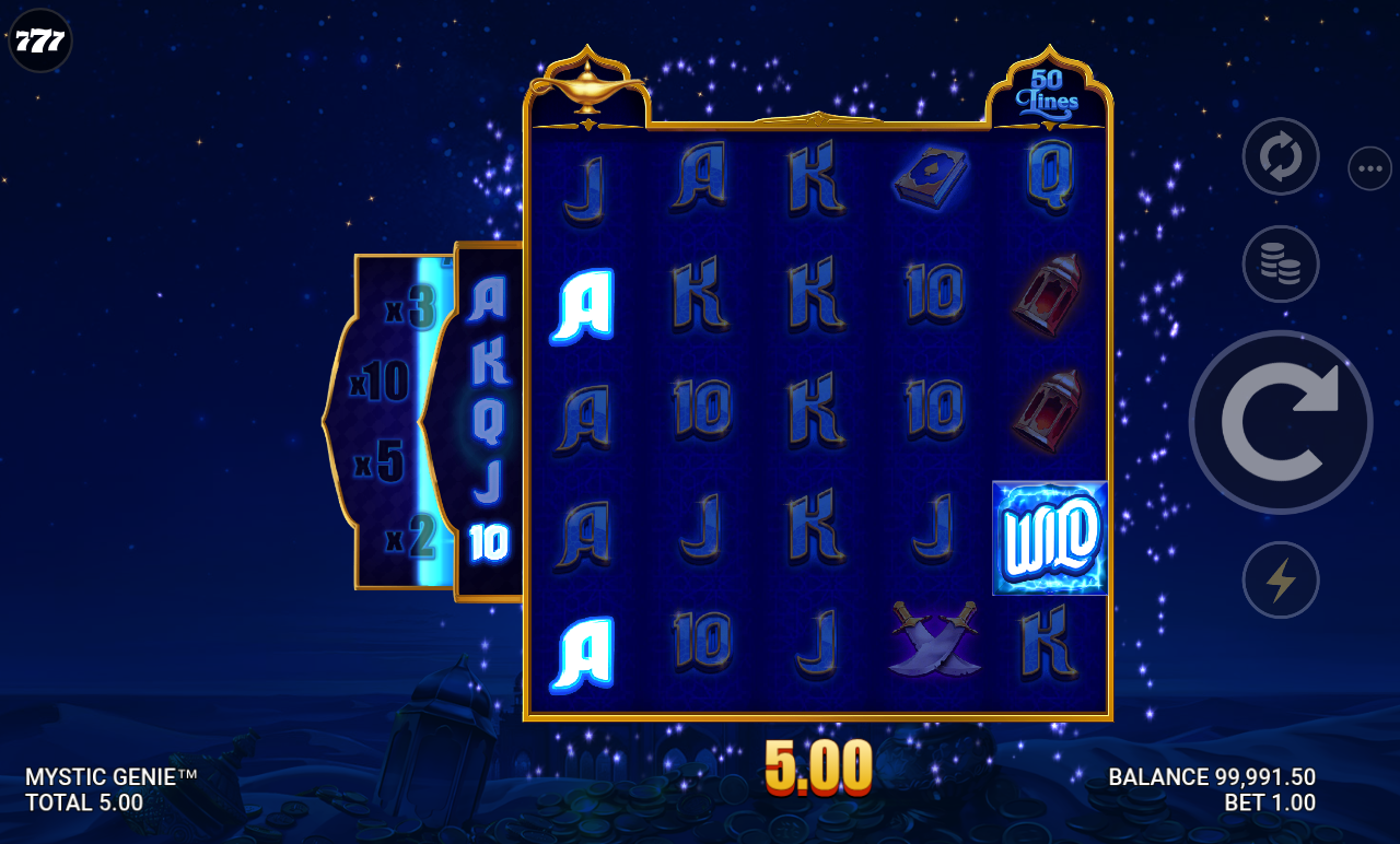 Mystic Genie gameplay